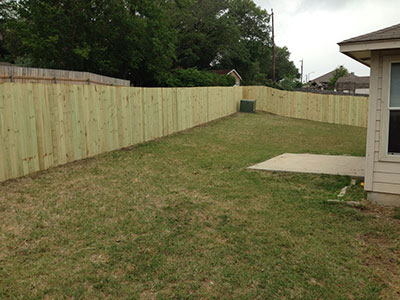 privacy wood fence